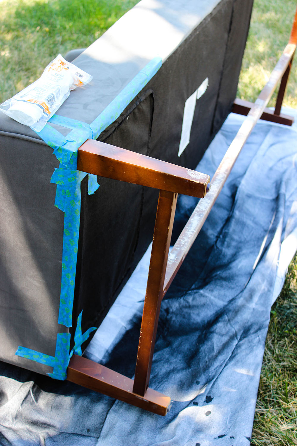 Repainting Furniture Using a Paint Sprayer