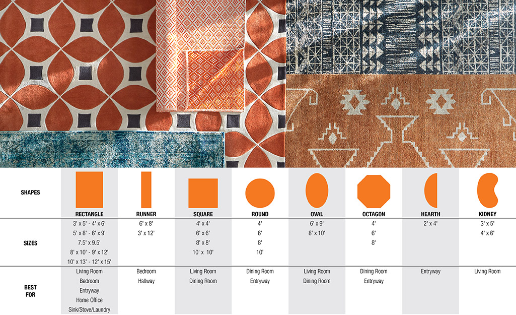 Rug Sizes For Your Space The Home Depot