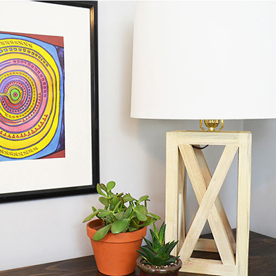 Zeg opzij raket Beeldhouwwerk Simple and Chic Wooden Table Lamp DIY - The Home Depot