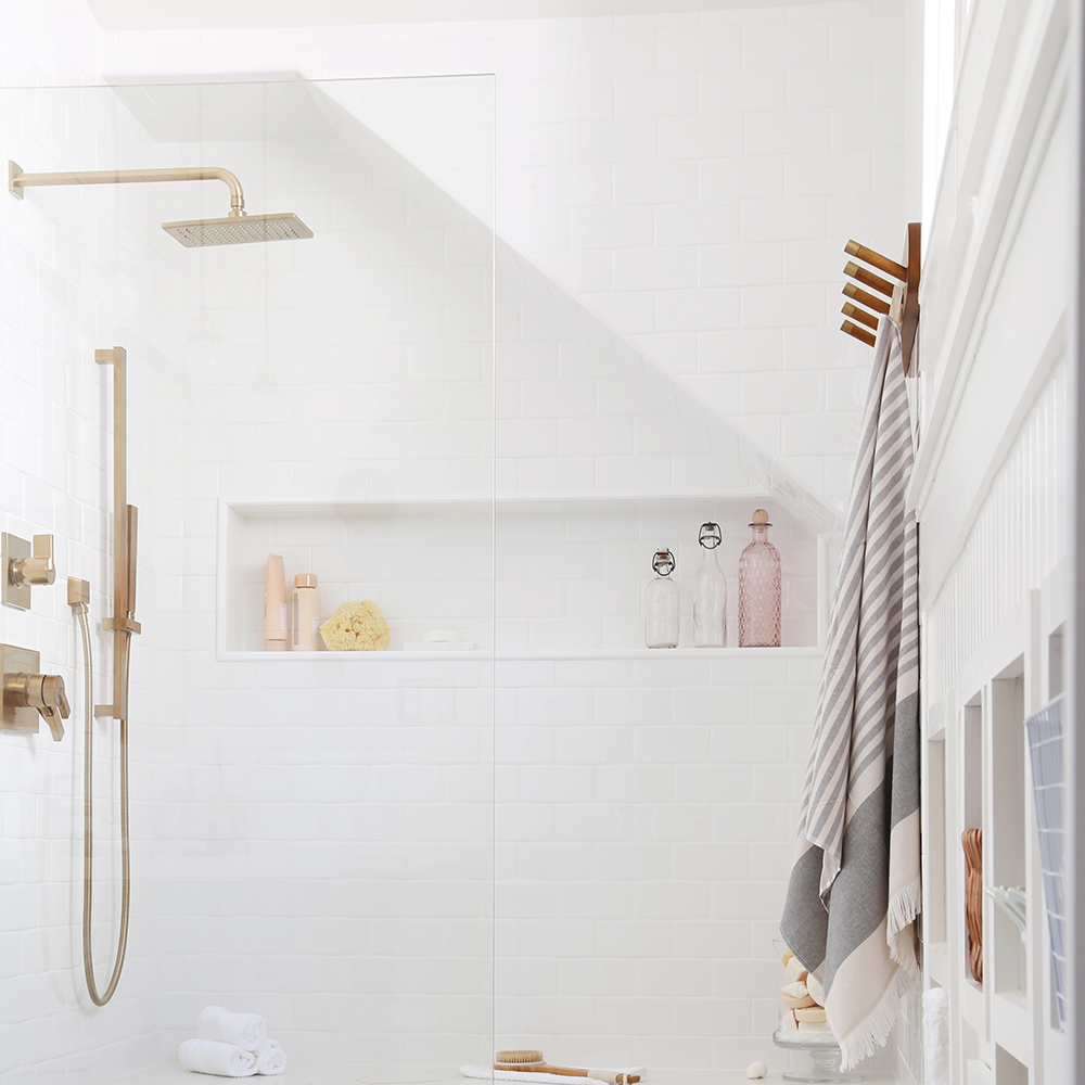 Walk-in showers replacing baths in many remodels