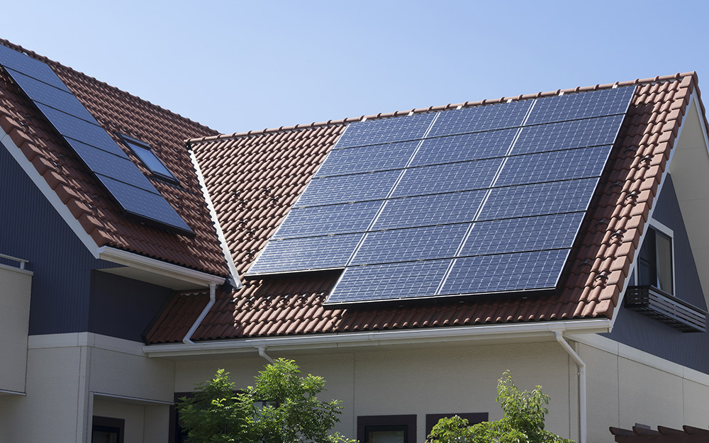 Properly placed solar panels create an efficient power system. 