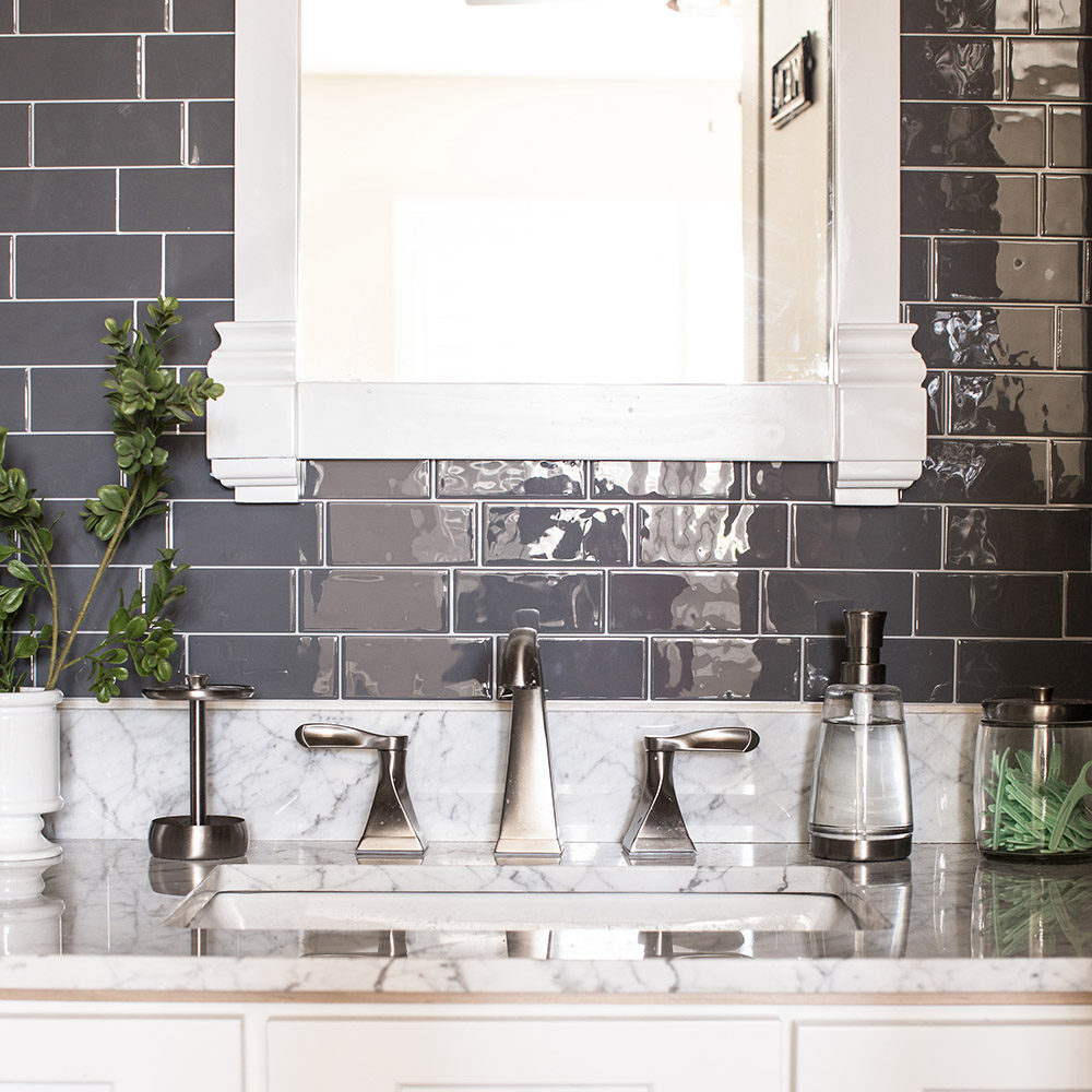 White Vinyl Peel and Stick Subway Tile  Peel and stick floor, White vinyl,  Kitchen diy makeover