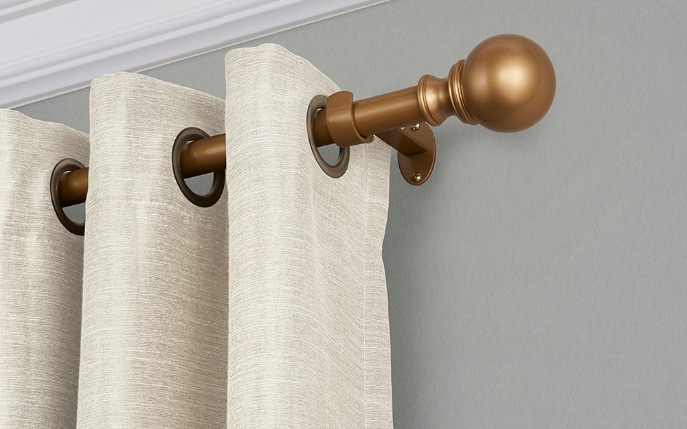 curtain rods for sloped ceilings