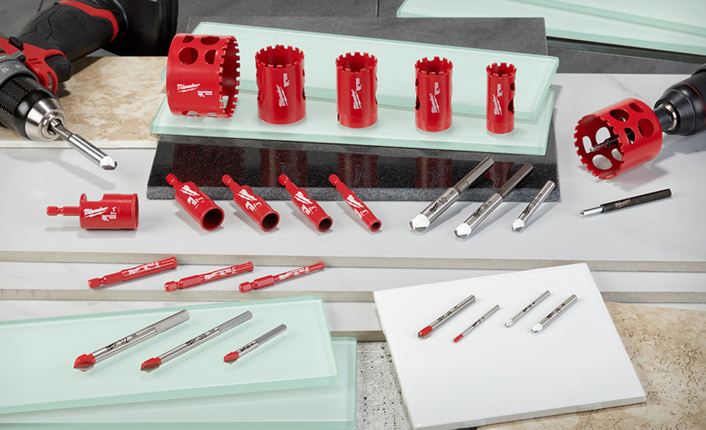 An assortment of specialty drill bits.