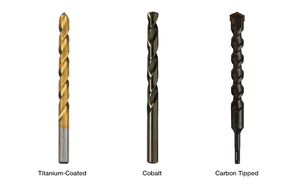 various drill bits