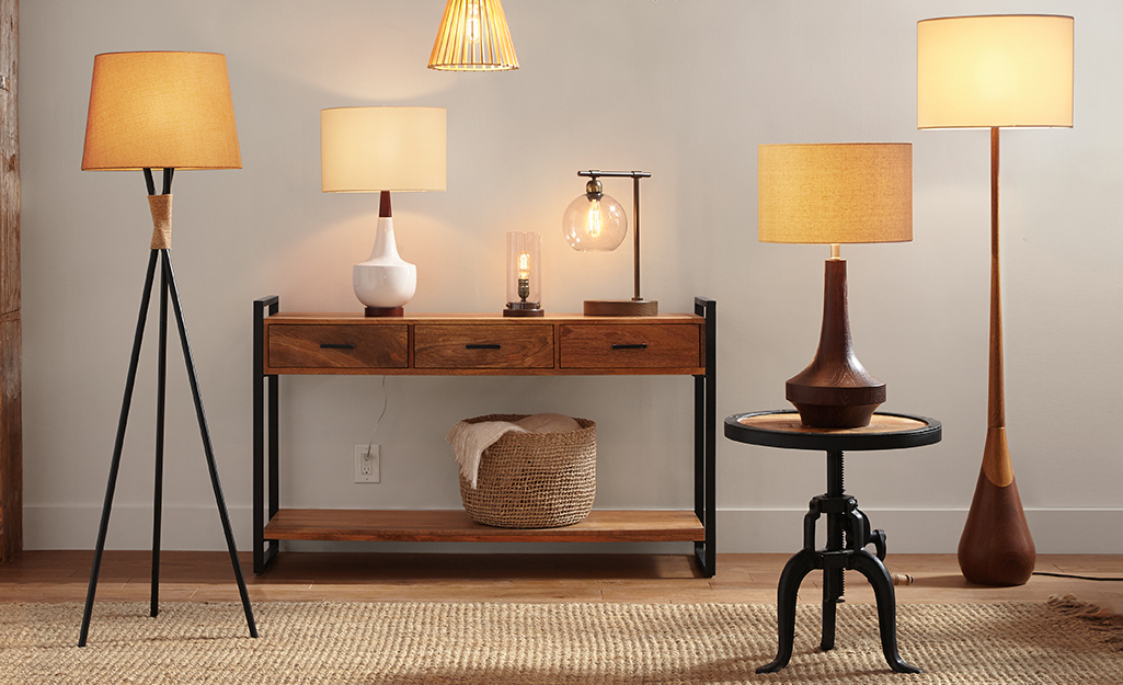 types of table lamps