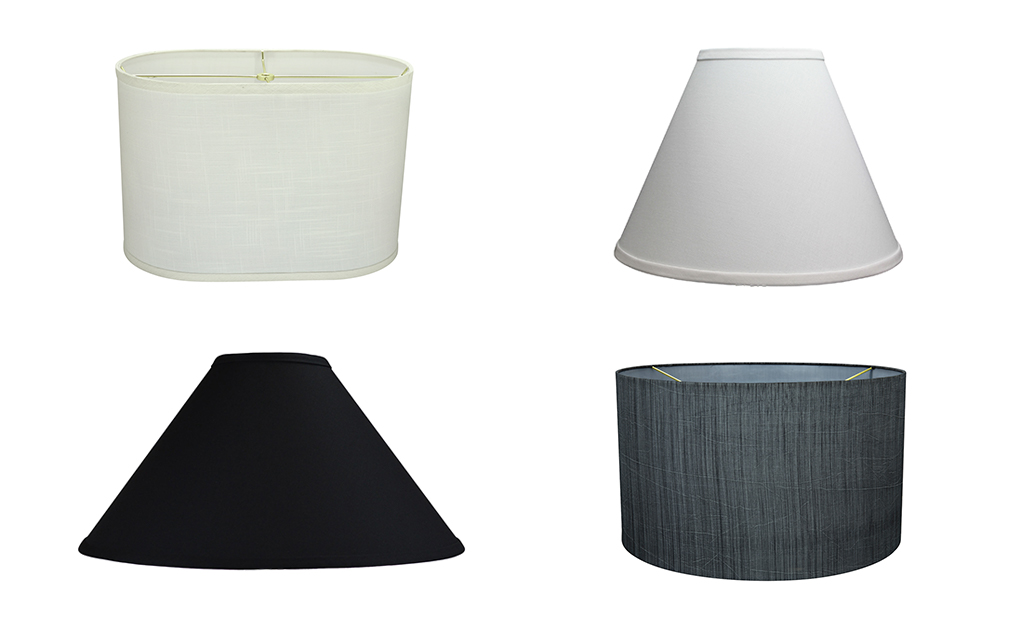 Types Of Lamp Shades, Small Cylindrical Glass Lamp Shades For Table Lamps