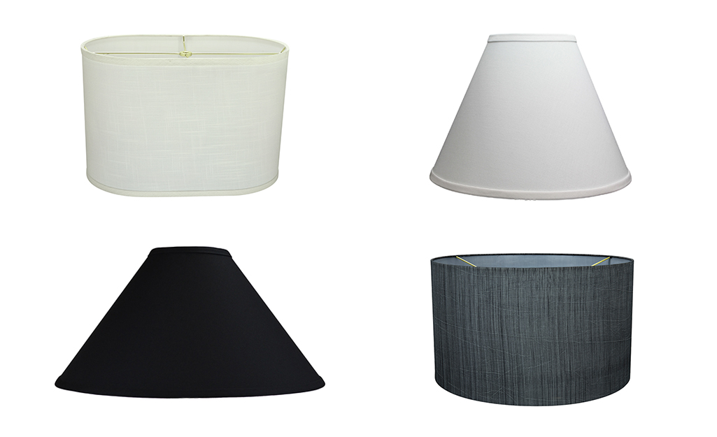 glass lamp shade shapes