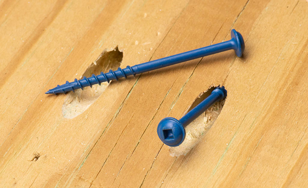 Water-Tight Screw and Nail Storage