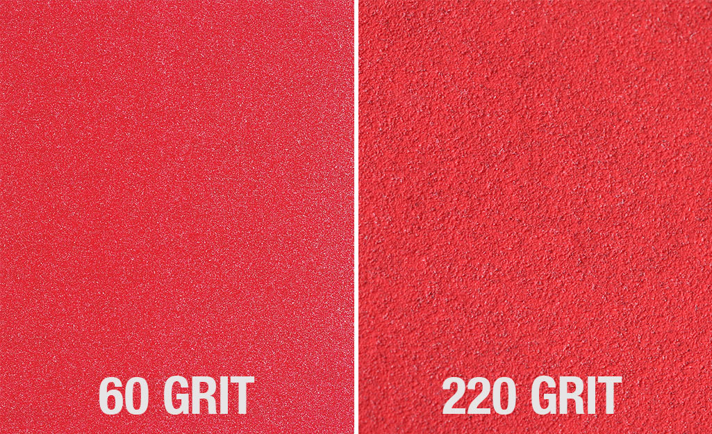 grit sandpaper chart