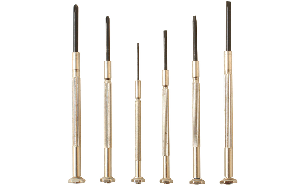A set of screwdrivers designed for precision work. A set of screwdrivers designed for precision work.
