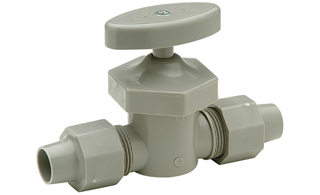 A picture of a globe water valve.