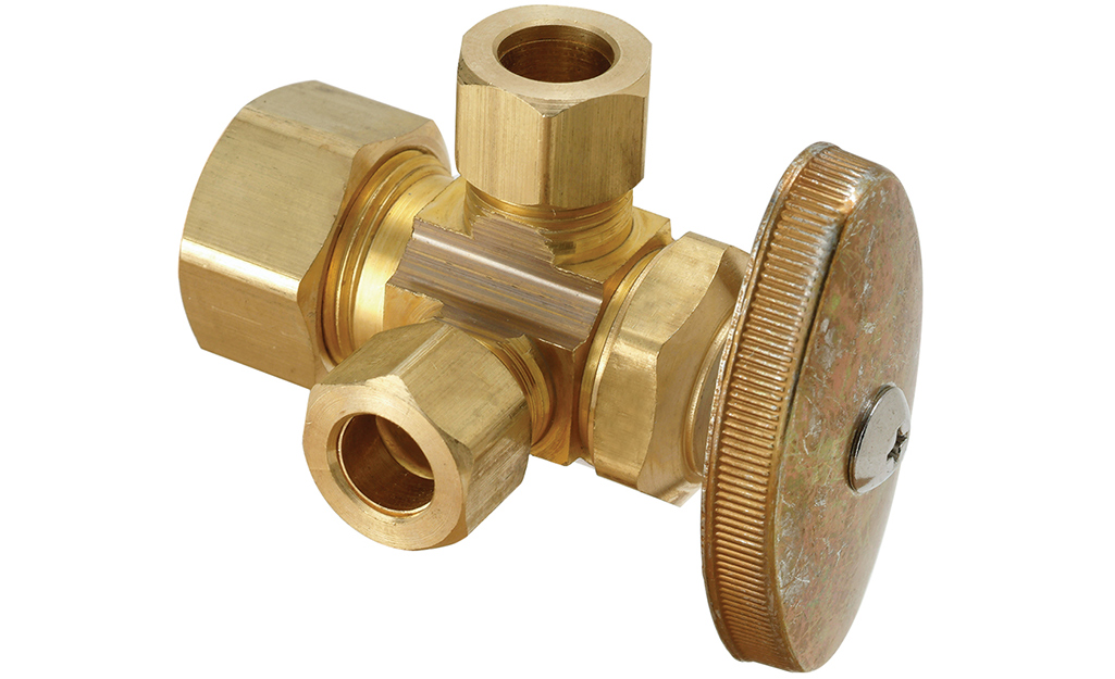 A picture of a supply stop water valve.