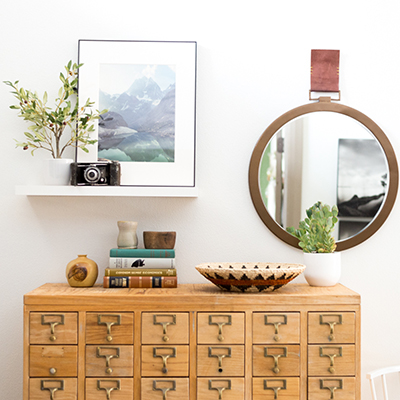 Vintage Meets Modern Entryway Makeover
