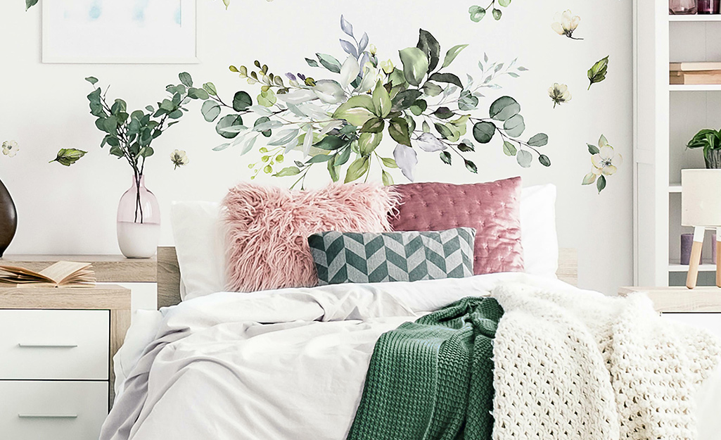 cool tree branch bedroom wall shelves ideas