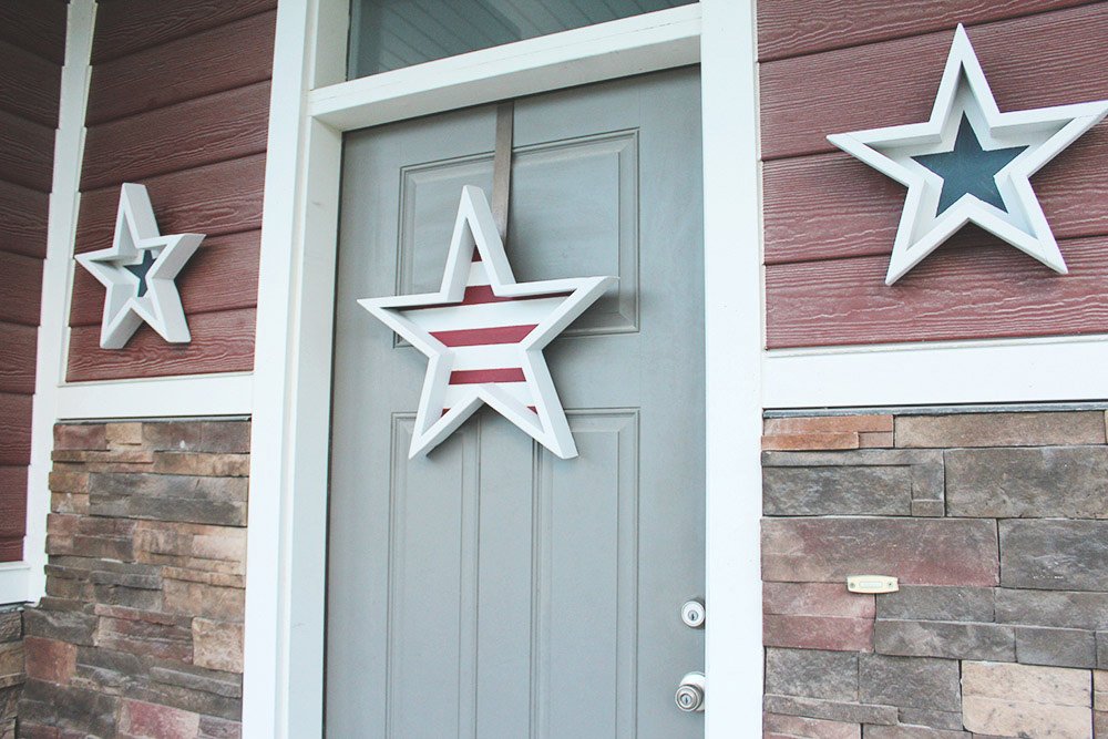 Wooden Star Decoration for the Fourth of July - The Home Depot