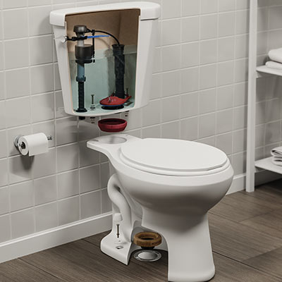 Parts Of A Toilet The Home Depot