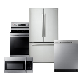 Amazon Com Frigidaire 4 Piece Kitchen Appliance Package With