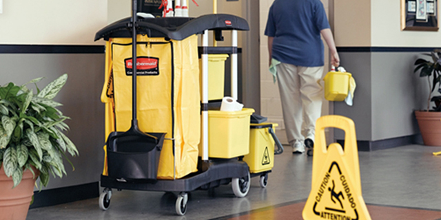 janitorial equipment and materials