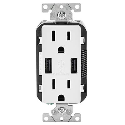 Wiring Devices And Light Controls For Your Home The Depot Usb Outlet