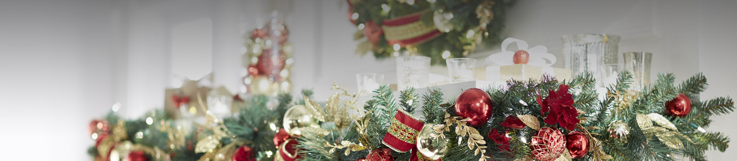 SEASONS GREENERY for your windows, doors, mantels and railings