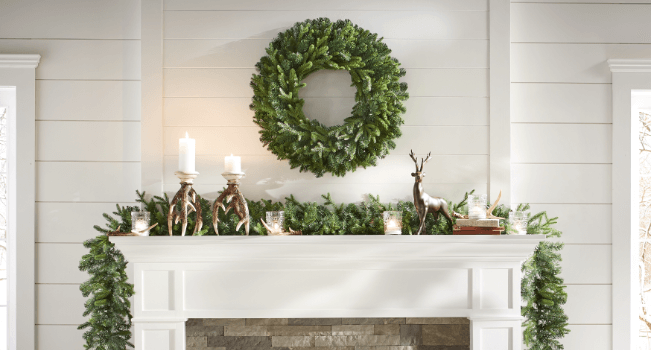 Greenery The Home Depot All Undecorated Wreaths Garlands