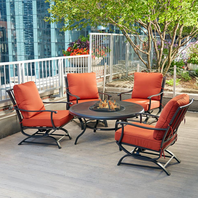 Metal Patio Furniture Sets Pieces The Home Depot Metal Lounge Furniture