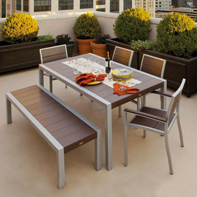 Plastic Patio Furniture Durable Resin The Home Depot Plastic Patio Dining Furniture