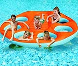 floaties in hot tub