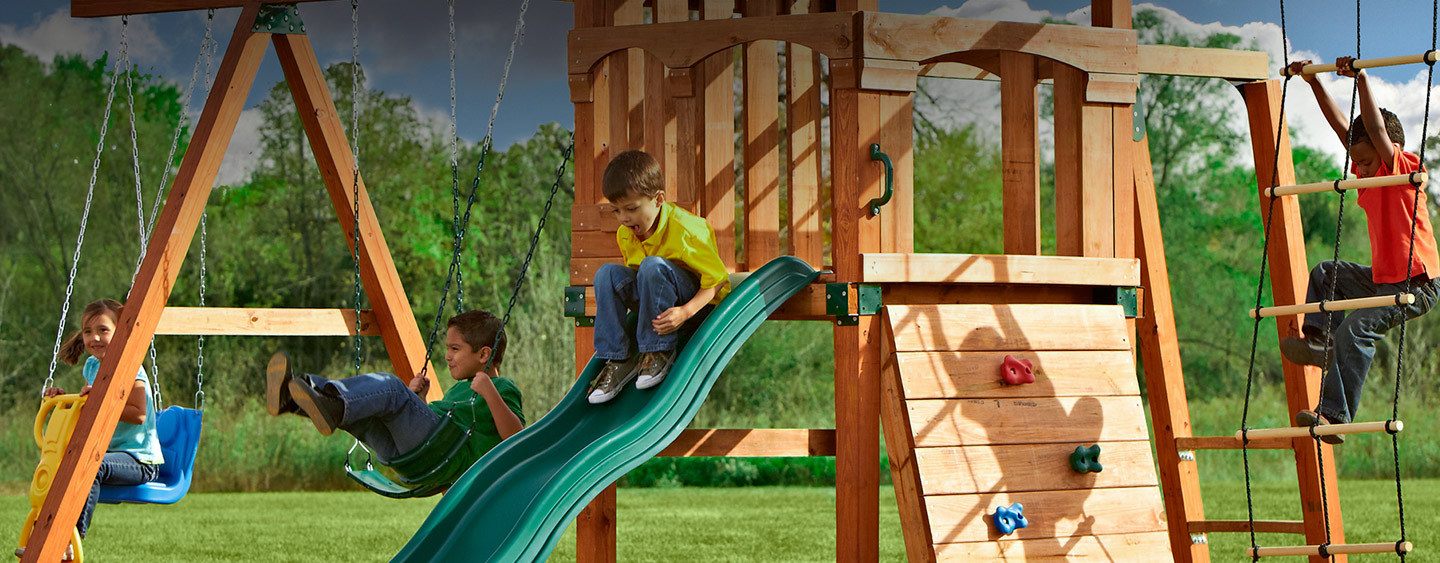 Backyard play equipment