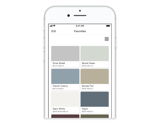 Home Depot Color Chart App