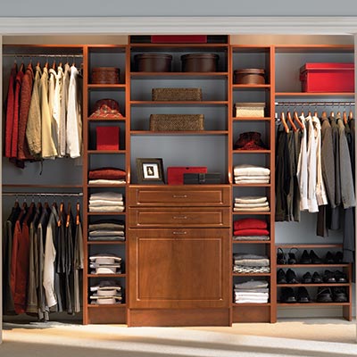 wood closet system new