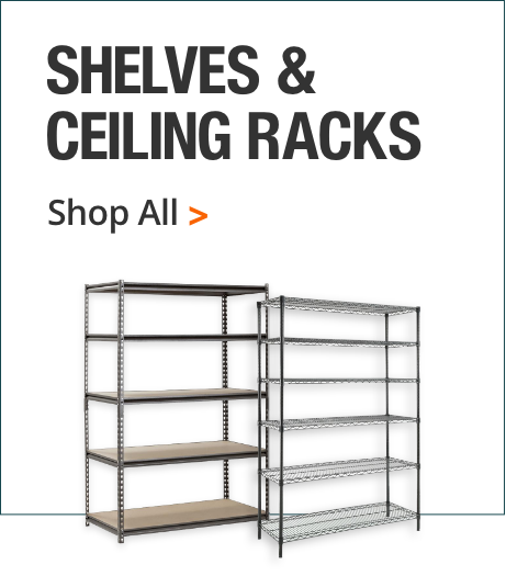 Storage Organization At The Home Depot Shelves And Racks