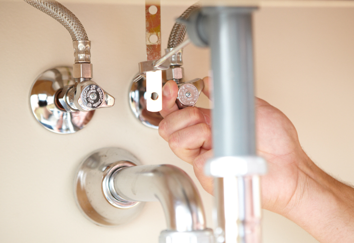 Connect water supply lines check leaks - Center-Set Faucet Connect water supply lines check leaks - Center-Set Faucet