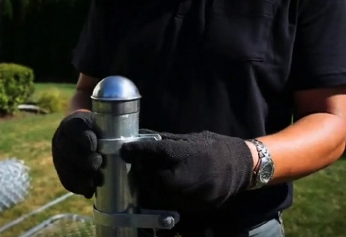 Install all caps - Install Chain Link Fence Install all caps - Install Chain Link Fence