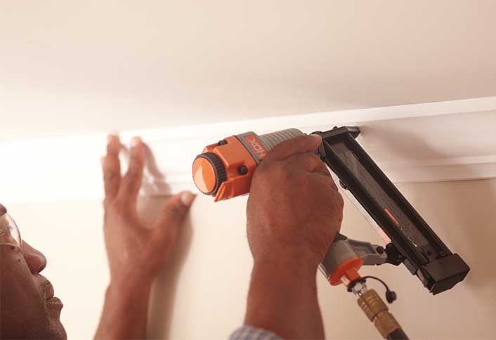 Begin wall opposite door - How Install Crown Moulding Begin wall opposite door - How Install Crown Moulding