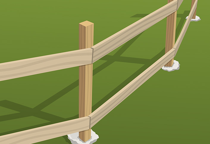 Hanging rails curved fencing - Installing Wood Fence Rails Hanging rails curved fencing - Installing Wood Fence Rails