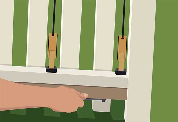 Add sister rail - Repairing Maintaining Fences and Gates Add sister rail - Repairing Maintaining Fences and Gates