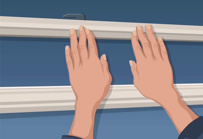 Seal gap where top sash meets - Weatherproofing Windows Seal gap where top sash meets - Weatherproofing Windows