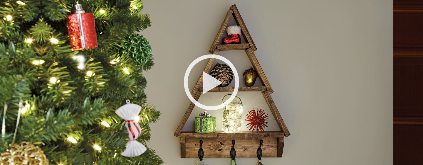 How To Make A Decorative Holiday Tree Shelf How To Make A Decorative Holiday Tree Shelf