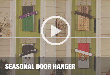 Seasonal Character Door Hanger