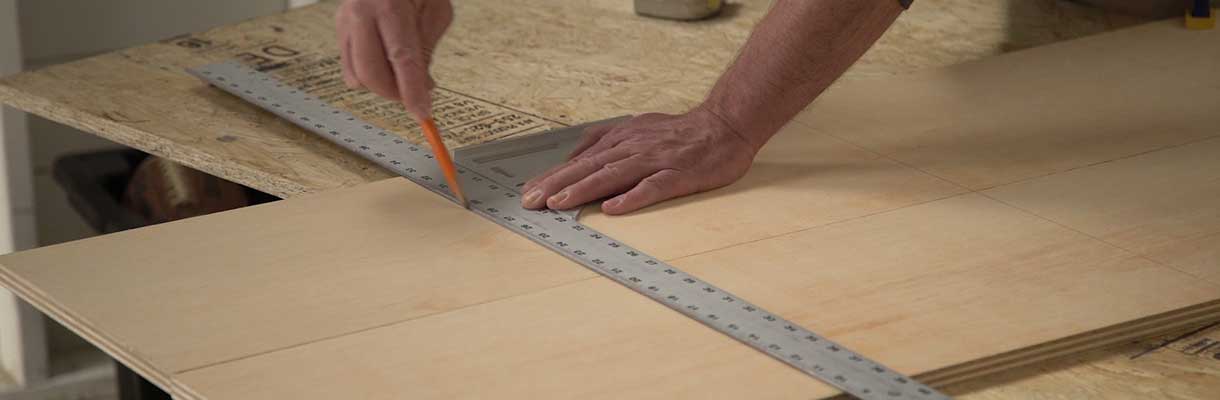 Measure and mark side panels Measure and mark side panels
