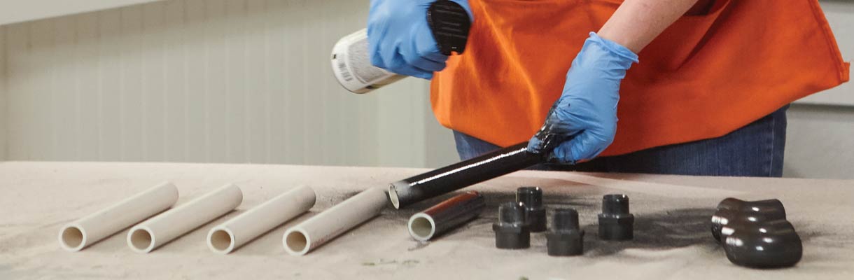 attach PVC adapters attach PVC adapters