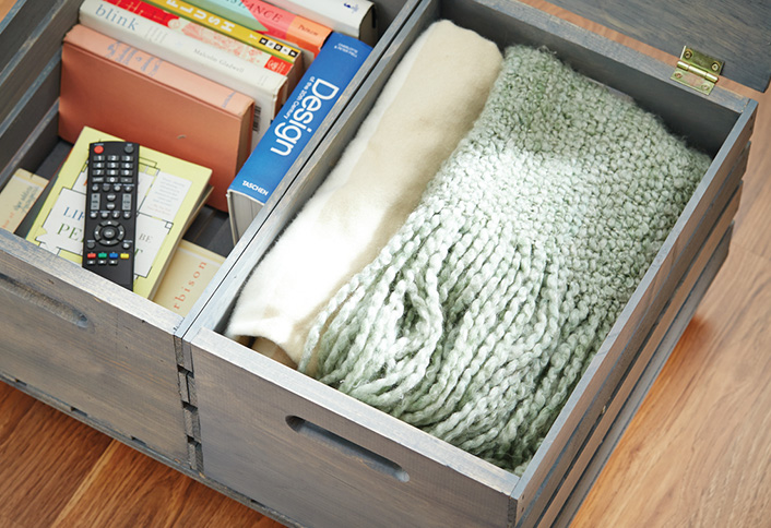 Decorate - Build Wooden Crate Storage Ottoman Decorate - Build Wooden Crate Storage Ottoman