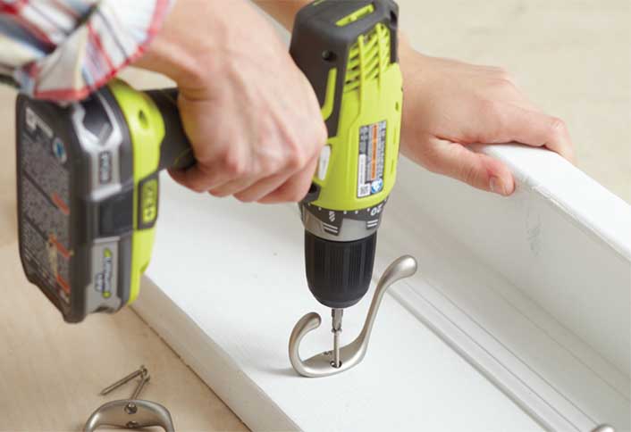 Paint and add hooks - Make Own Decorative Shelving Paint and add hooks - Make Own Decorative Shelving