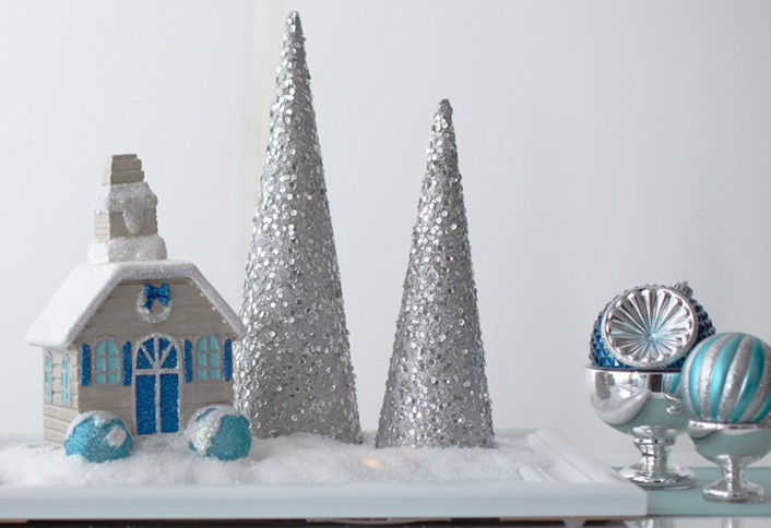 Display your centerpiece - Make Holiday Landscape Centerpiece Display your centerpiece - Make Holiday Landscape Centerpiece
