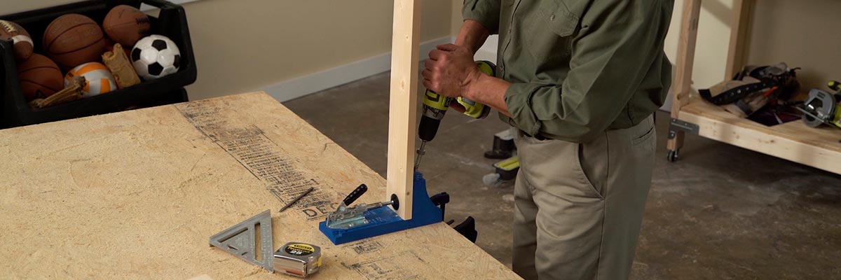 Create pocket holes Create pocket holes