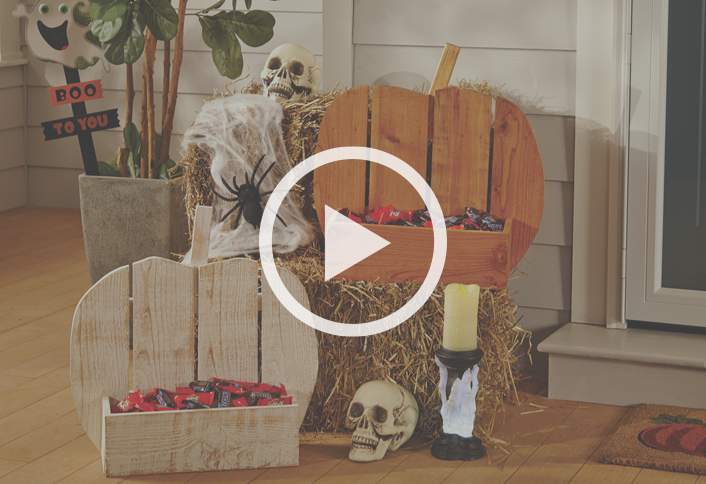 Rustic Decorative Pumpkin Stand Rustic Decorative Pumpkin Stand