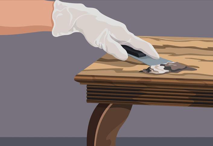 Let sit scrape finish off - Stripping Furniture Let sit scrape finish off - Stripping Furniture