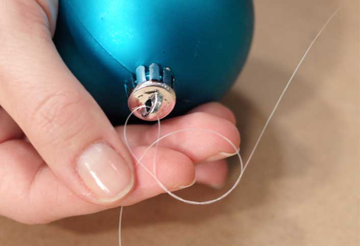 Thread monofilament - How Make Hanging Ornament Chandelier Thread monofilament - How Make Hanging Ornament Chandelier